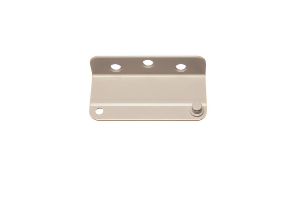 Truth 10521 left-hand EntryGard operator stud bracket, E-Gard coated, 2.875" long with the stud at one end.