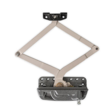 Truth 51.11 Encore Series narrow awning window operator with silver spline.