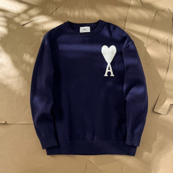 Ami Paris Sweater Sweater marineblue