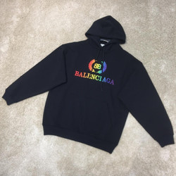 Balenicaga multicolor hoodie