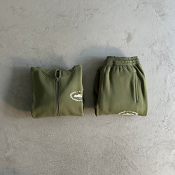 Corteiz superior royale zip set-Army green