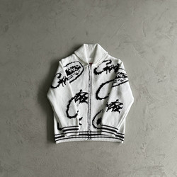 CORTEIZ heavy knit jacquard sweater