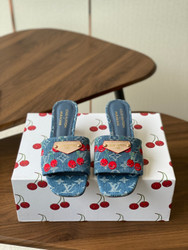 Louis Vuitton high heeled sandals