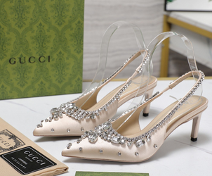 GUCCI STONES HEEL BEIGE