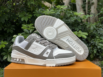 LOUIS VUITTON SHOES TRAINERS GRAY
