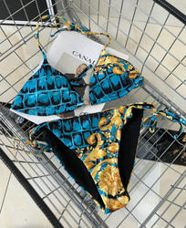 VERSACE BIKINI BLUE VERSACE BIKINI BLUE