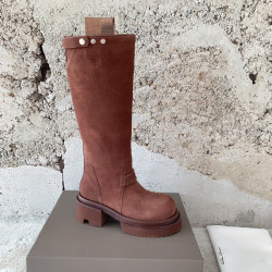 RICK OWENS S540015--Rick &amp;Owens women knee high boots | 562