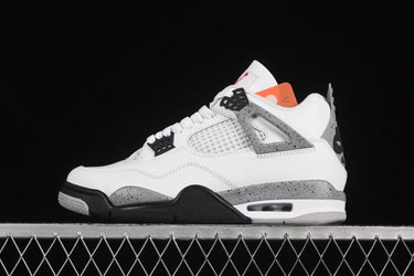JORDANS -[AIR JORDAN 4 RETRO WHITE CEMENT SUMMIT WHITE∕FIRE RED∕TECH GR | 393