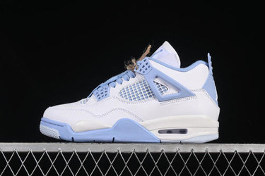 JORDANS -[AIR JORDAN 4 RETRO FORGET ME NOT WHITE∕ALUMINUM∕BLUE TINT∕OIL | 170
