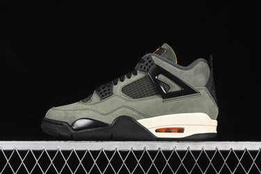 JORDANS -[UNDEFEATED X AIR JORDAN 4 OG DEEP GREEN∕CLEMENTINE∕BLACK∕SAIL | 334