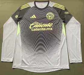 JERSEYS 25-26 CA AMERICA grey long sleeves soccer jersey size S-4XL | 902
