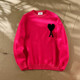 Ami Paris Sweater Sweater bright red
