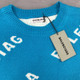 Balenciaga Blue Sweatshirt logo