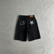 CORTEIZ denim shorts jeans-black