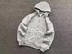 DENIM TEARS HOODIE GRAY ZIPPER
