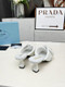 Prada White Calf Leather