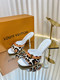Louis Vuitton high heeled sandals WHITE-LEO