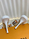 Louis Vuitton high heeled sandals WHITE-LEO