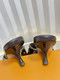 Louis Vuitton high heeled sandals BROWN-LEO