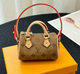 LV mini bag charm