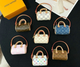 LV mini bag charm