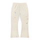 GALLERY DEPT. GD LOGO PAINTED FLARE SWEAT PANT/WHITE