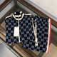 G*CCI GG classic gucci track suit dark