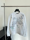 LV WHITE PULLOVER