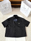 PRADA BLACK POLOSHIRT