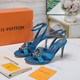 LV HEEL BLUE