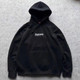 SUPREME HOODIE BLACK