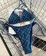 LV BLUE BIKINI
