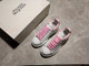 ALEXANDER MCQUEEN SOLE LEATHER SNEAKERS WHITE/WHITE/PINK