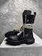 RICK OWENS S540045--Rick Owen*s Side zipper high top boots | 137
