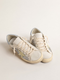GOLDEN GOOSE Bio-based Super-Star with silver glitter and yellow leather star | 551