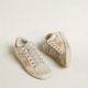 GOLDEN GOOSE Super-Star LTD in canvas with sand star and glitter heel tab | 213