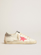 GOLDEN GOOSE Super-Star LTD with fluorescent lobster suede star and glitter heel tab | 465