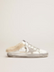 GOLDEN GOOSE Super-Star Sabots in white leather with shearling lining | 220