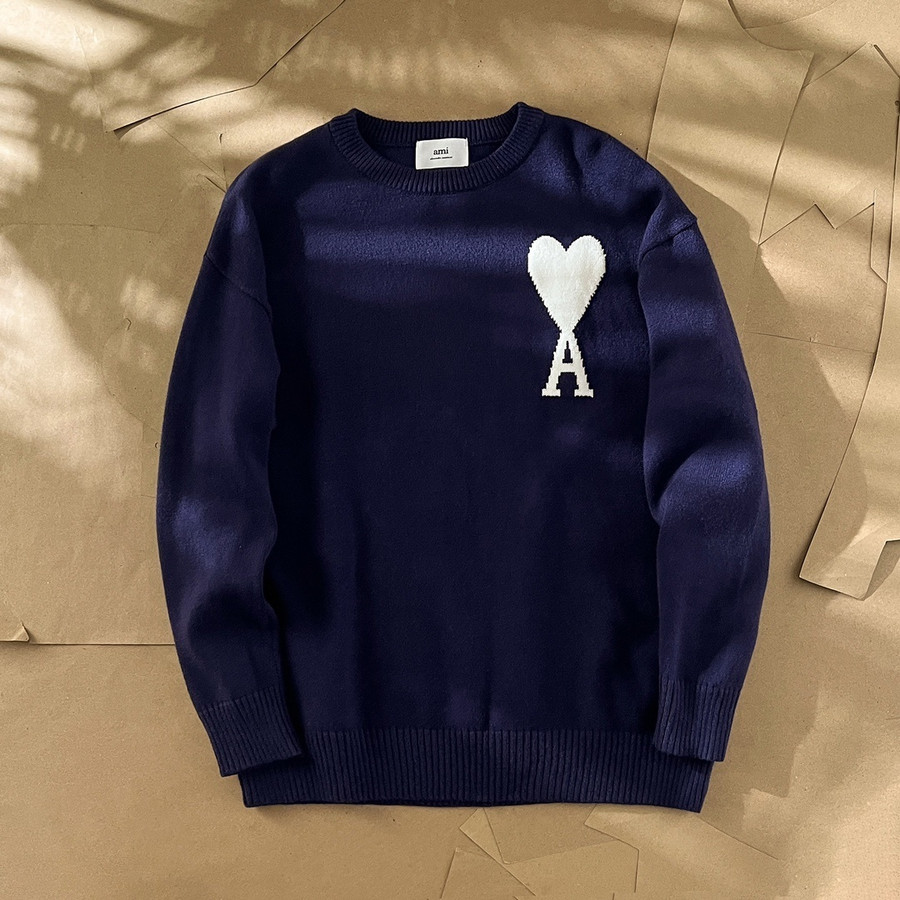 Ami Paris Sweater Sweater marineblue