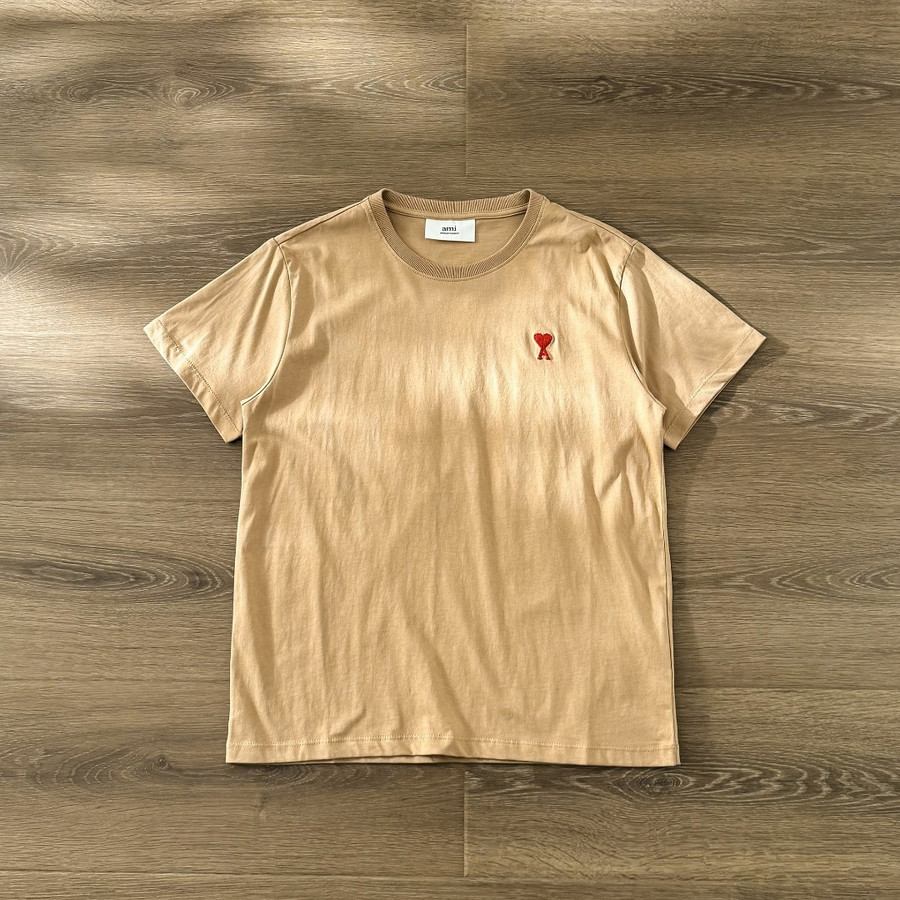 Ami Paris Sweater T-shirt yellow