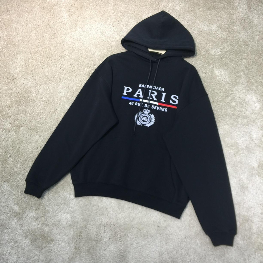 Balenicaga PARIS Black Hoodie