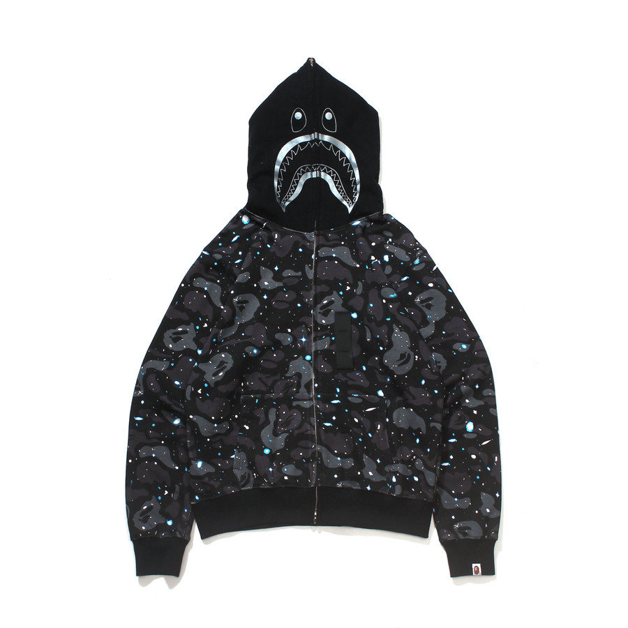 BAPE ZIPUP shinyblack