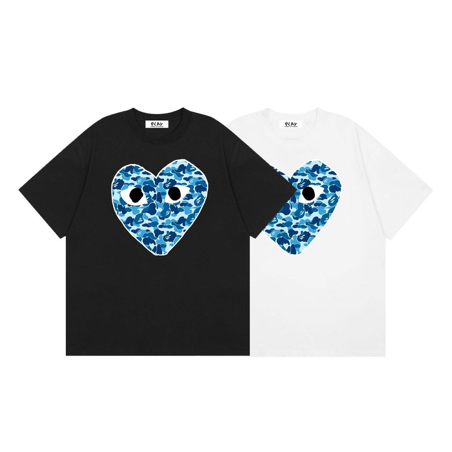CDG PLAY T-shirt BAPE