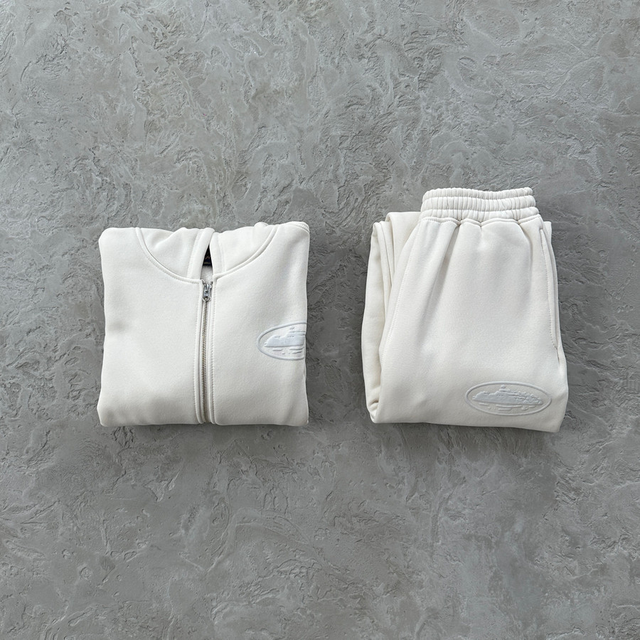 CORTEIZ ISLAND PUFF PRINT ZIP SET [OFF WHITE]