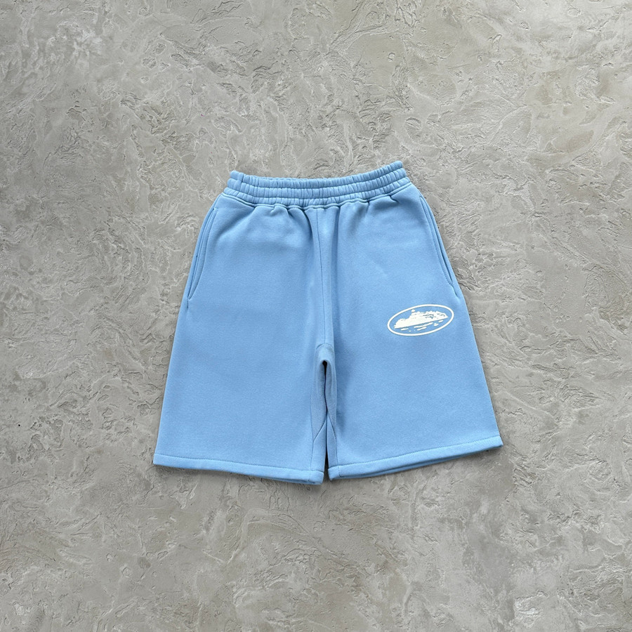CORTEIZ ISLAND PUFF PRINT SWEATSHORT Blue