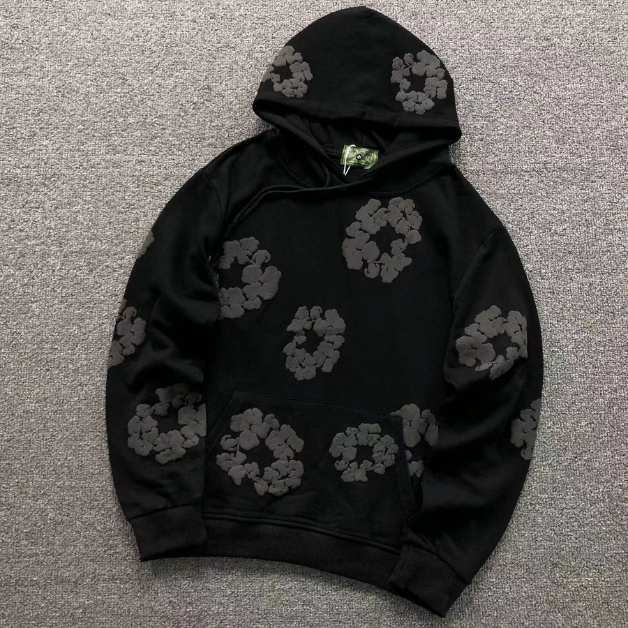 DENIM TEARS HOODIE black