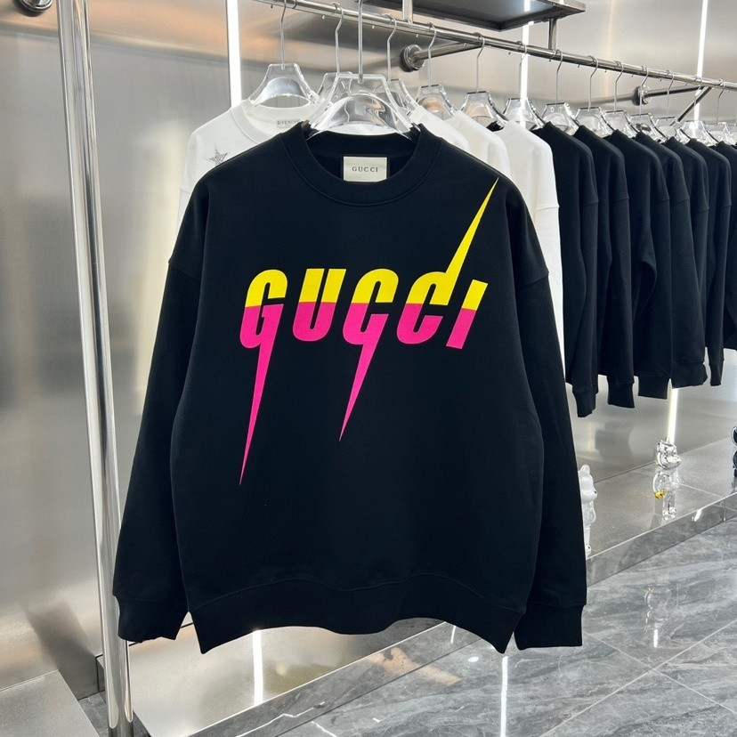 G*CCI GG pullover black yellow orange
