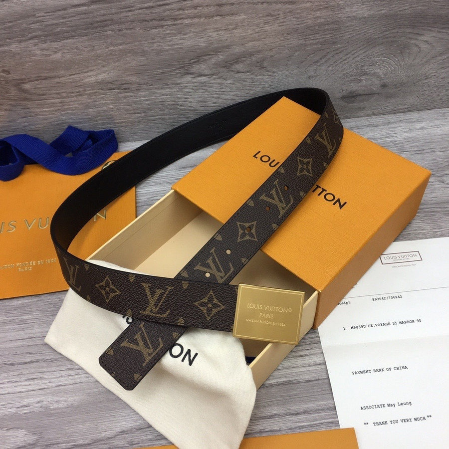 LV MILITARY 35MM REVERSIBLE BELT