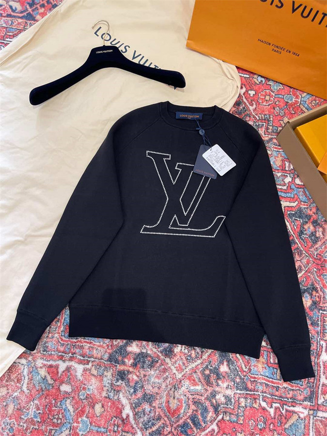2025SS 1V Sweater Top Version black