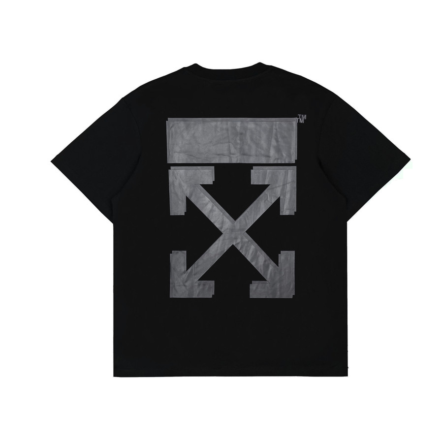 OFFWHITE Label T-Shirt whiteblack